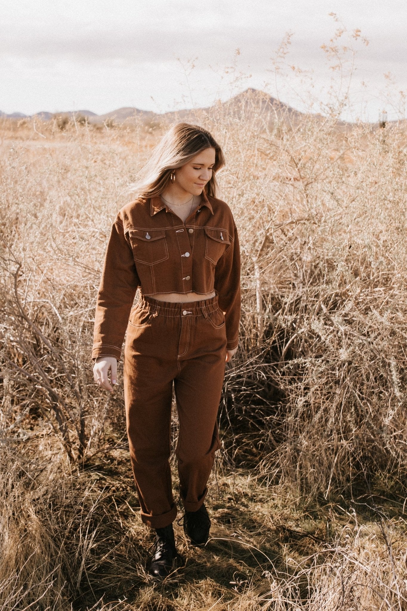 Penny Paper Bag Pant - Neutral Ground