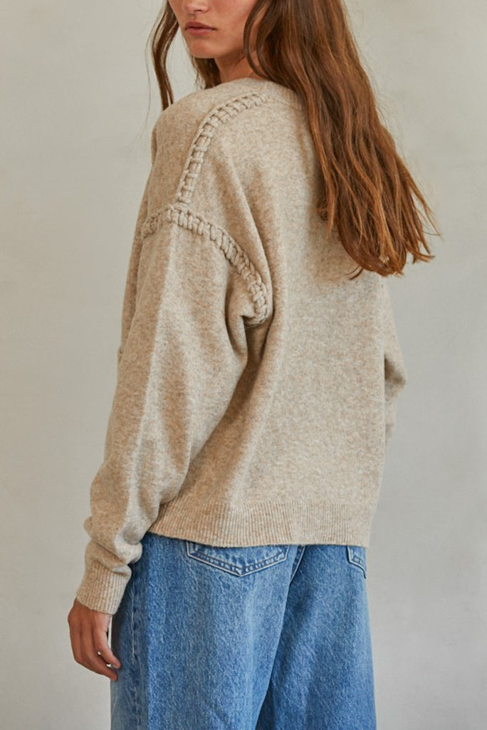 Lauren Stitch Details Knit Sweater