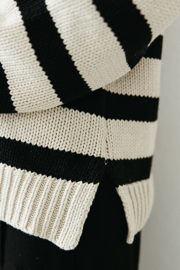 Ridley Striped Collar Sweater