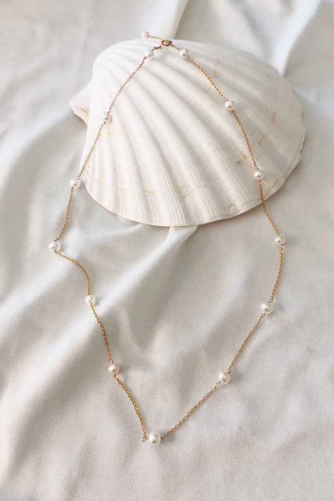 Eloise Freshwater Pearl Necklace - Neutral Ground