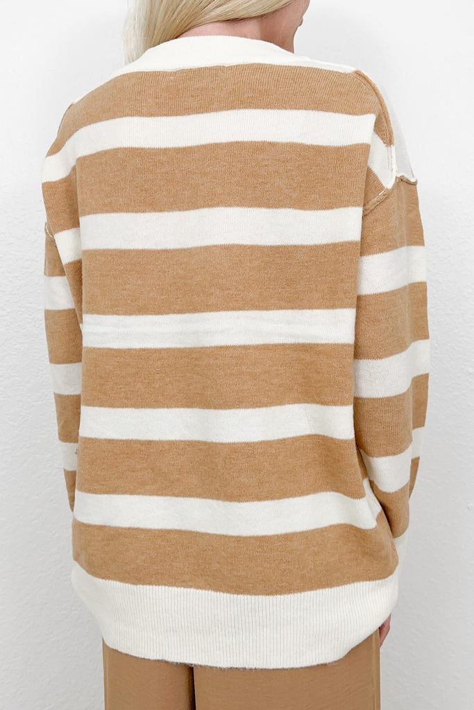 Ollie Striped Oversized Sweater
