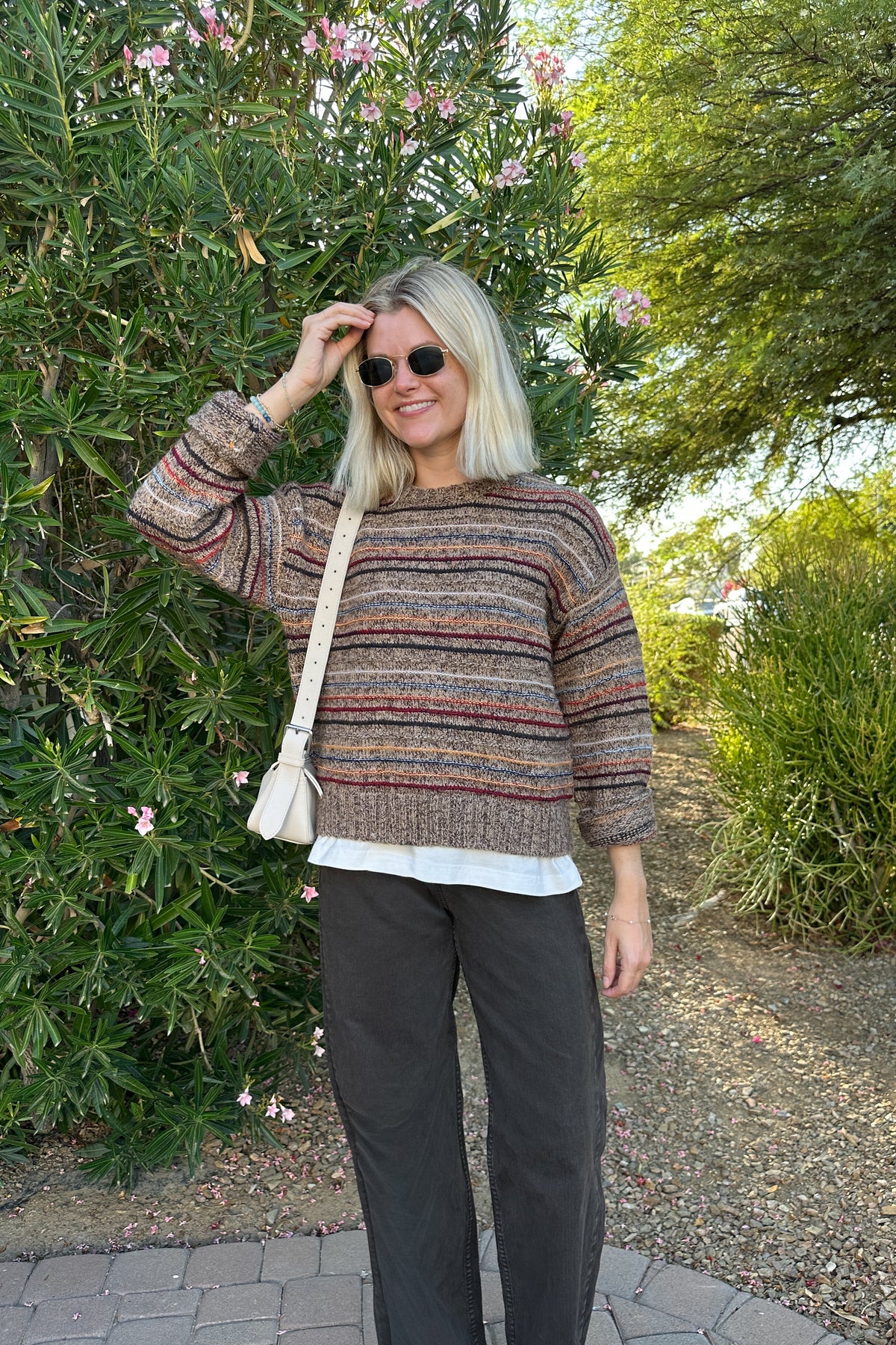 Going West Striped Knit Sweater