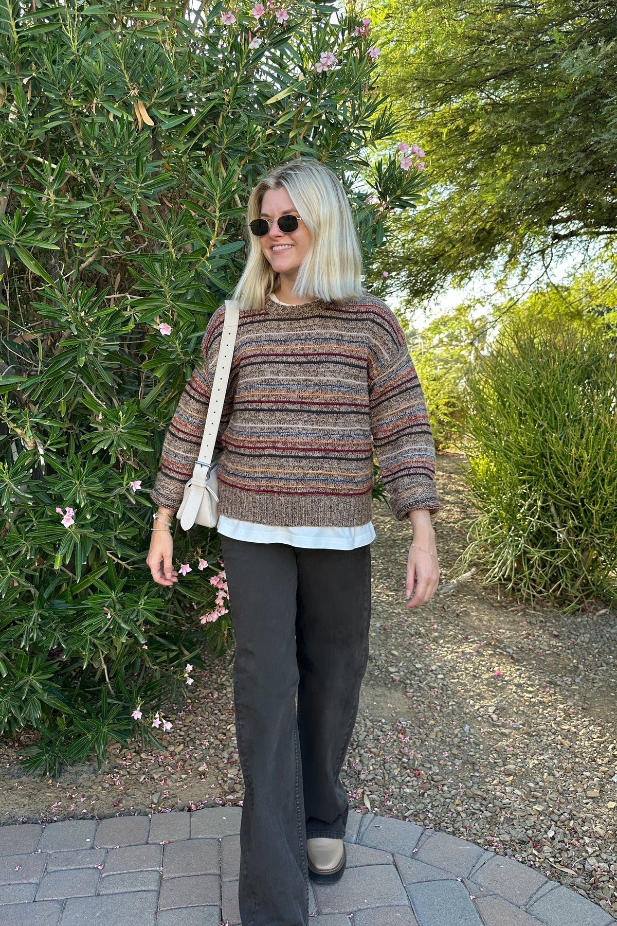 Going West Striped Knit Sweater