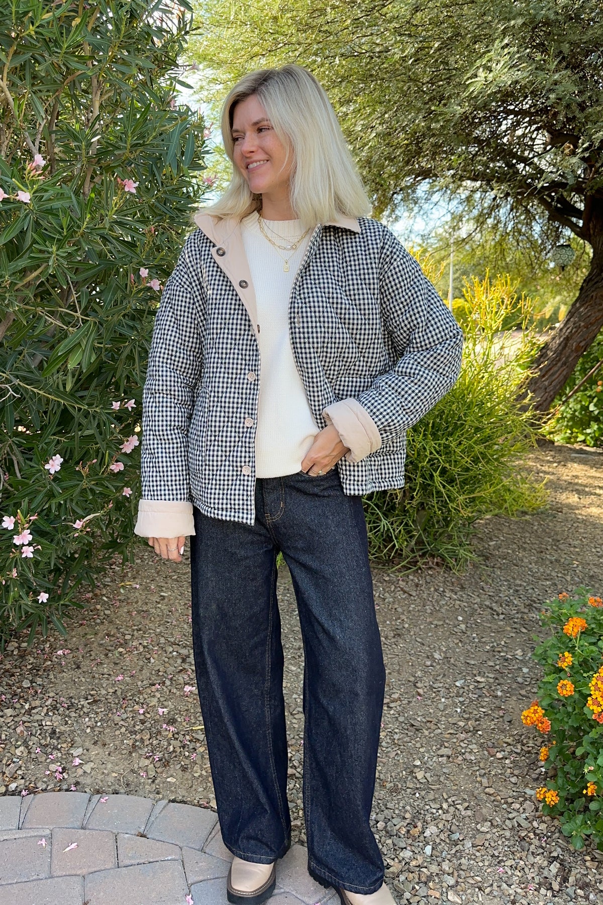 Something White Crew Neck Sweater - Neutral Ground