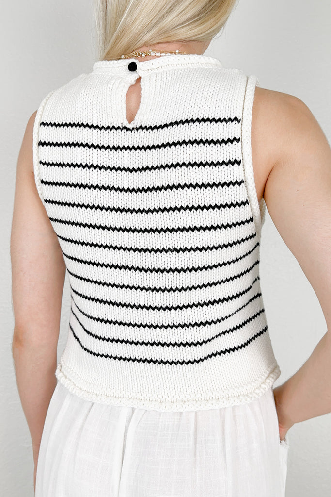 Reese Striped Knit Top