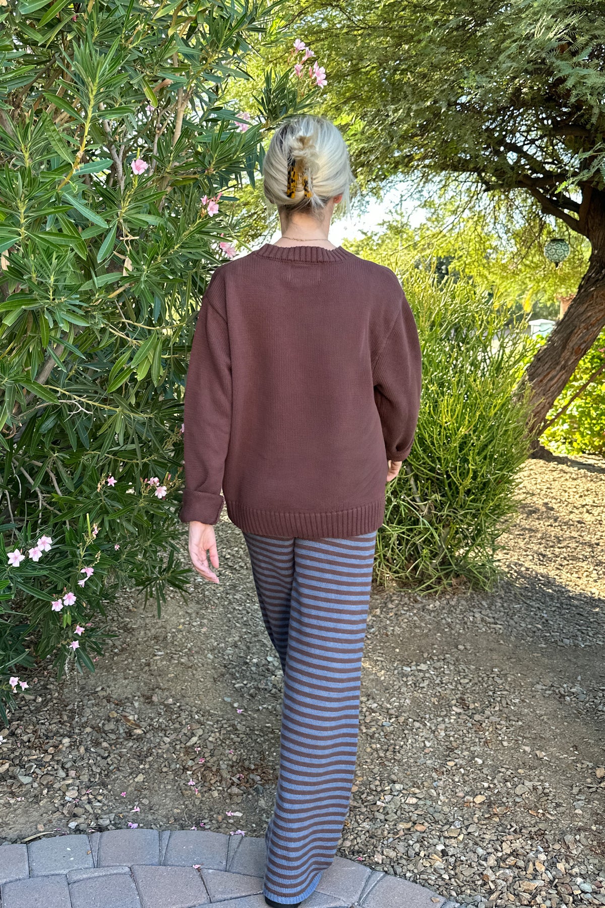 Something Mocha Crew Neck Sweater