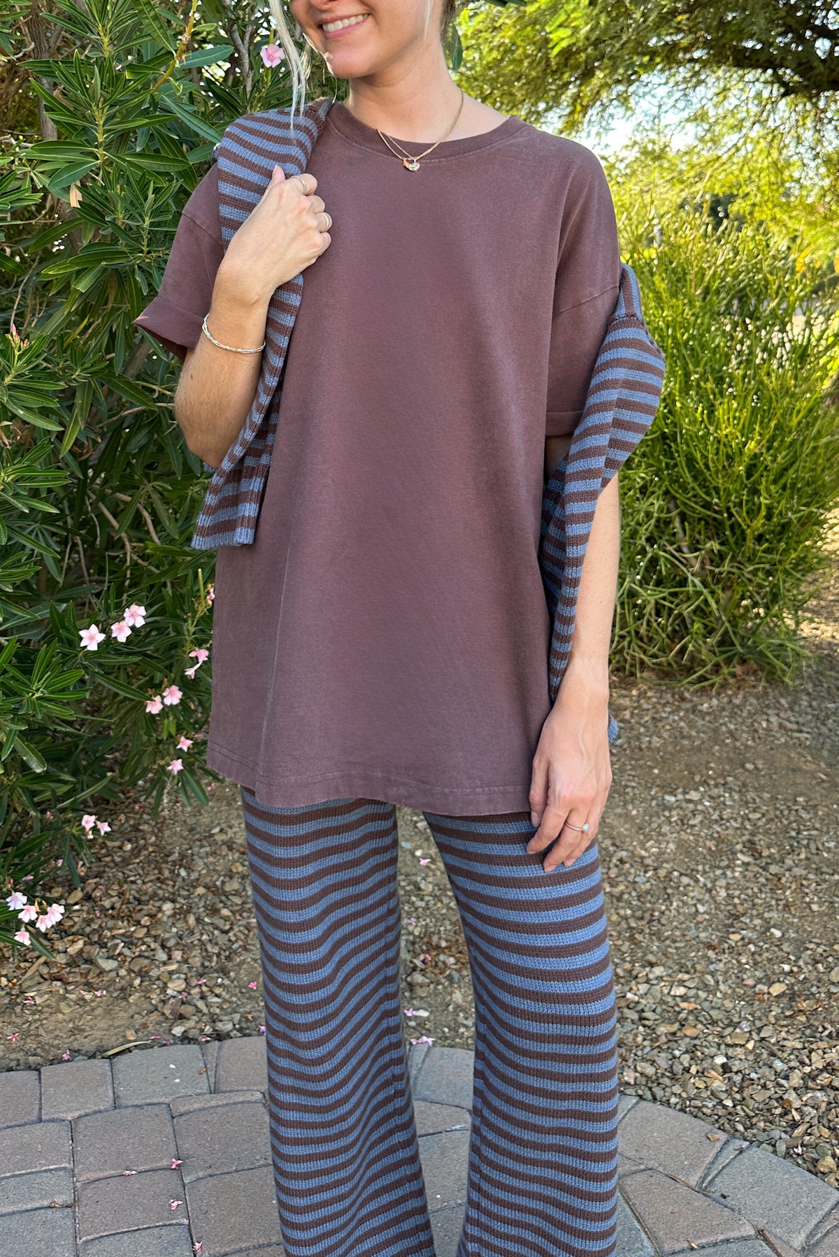 Back to Basics Short Sleeve Cotton Tee in Espresso