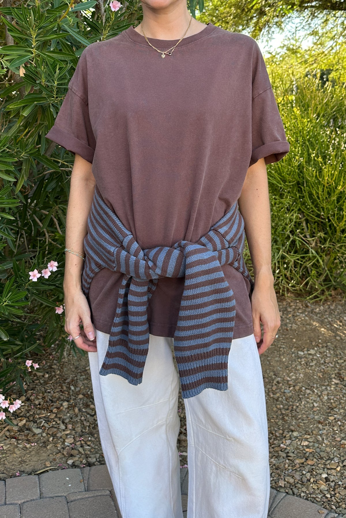 Back to Basics Short Sleeve Cotton Tee in Espresso