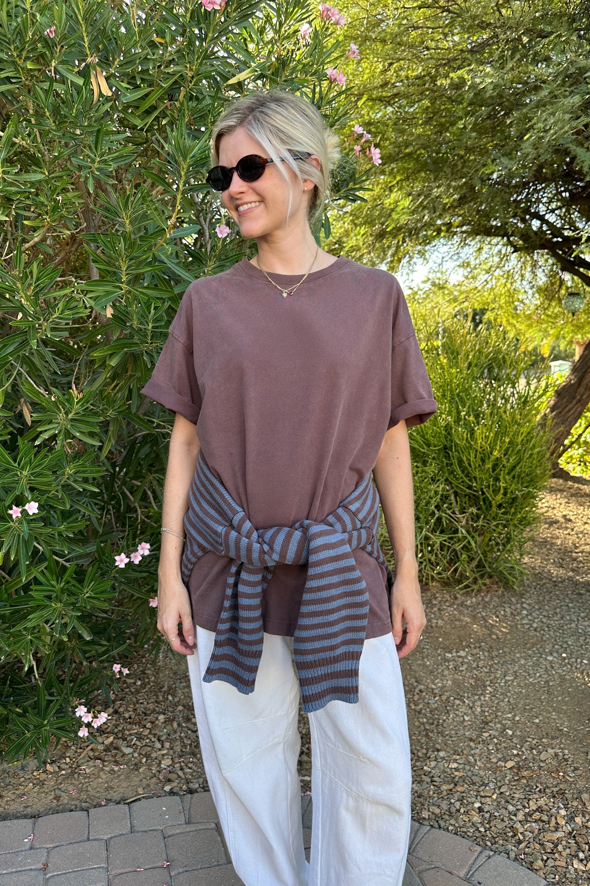 Back to Basics Short Sleeve Cotton Tee in Espresso