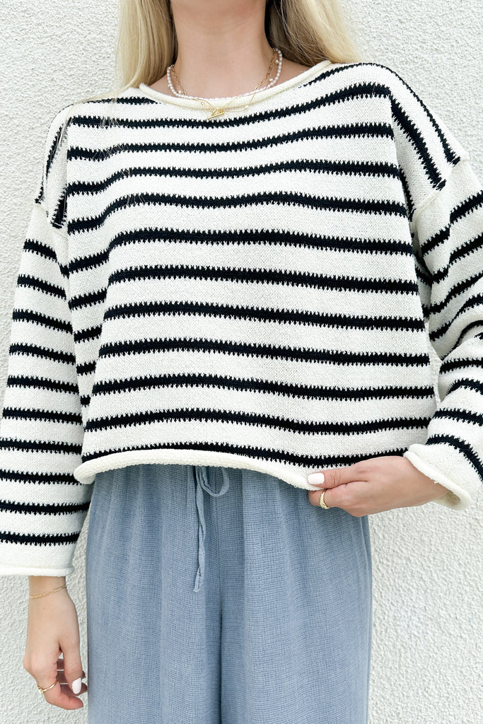 Amsterdam Striped Boxy Sweater