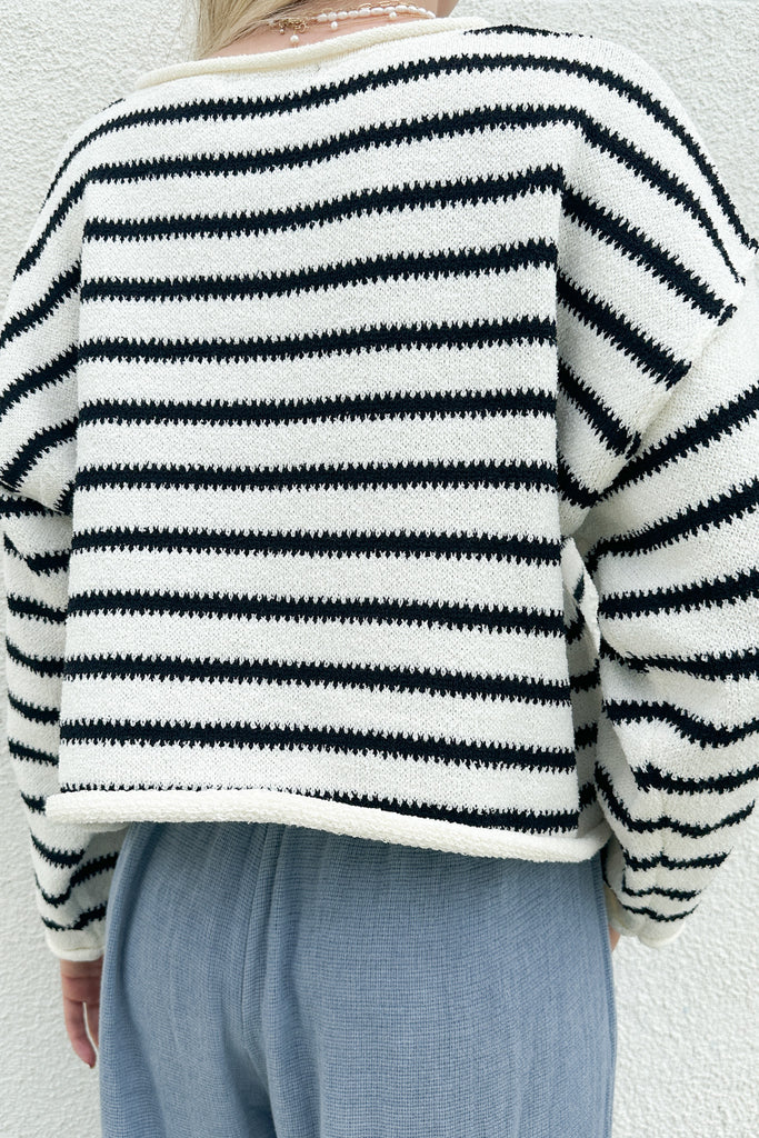 Amsterdam Striped Boxy Sweater