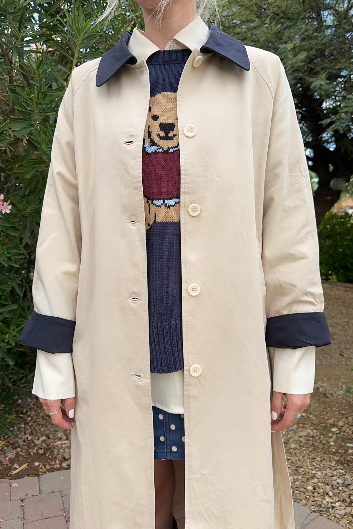 Genevieve Cotton Trench Coat