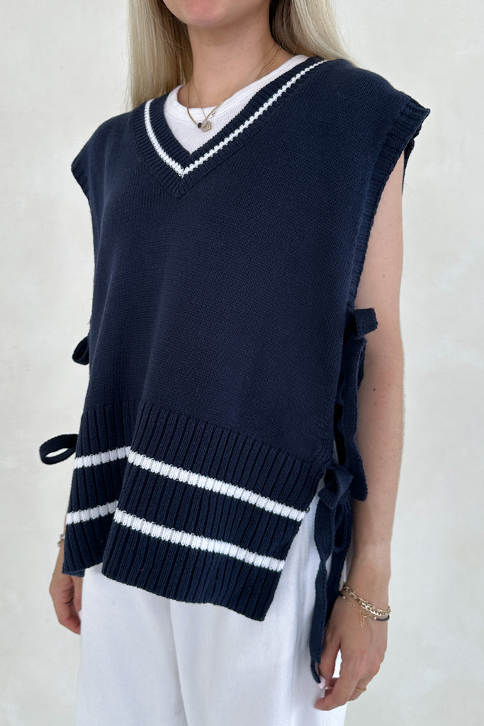 Sadie Side Tie Vest