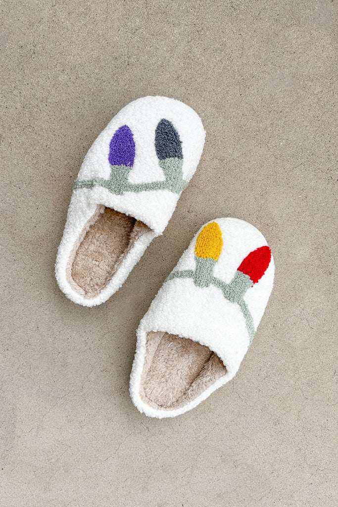 The Holiday Lights Slippers