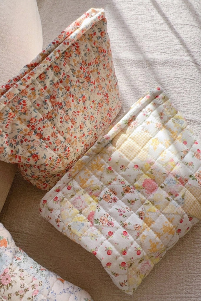 A Day in the Life Quilted Bag in Yellow - Neutral Ground