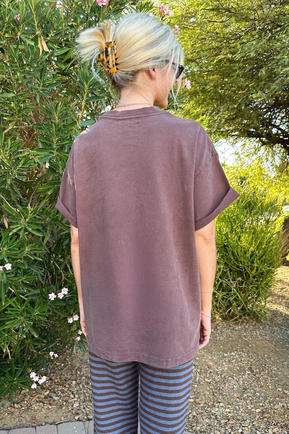 Back to Basics Short Sleeve Cotton Tee in Espresso - Neutral Ground