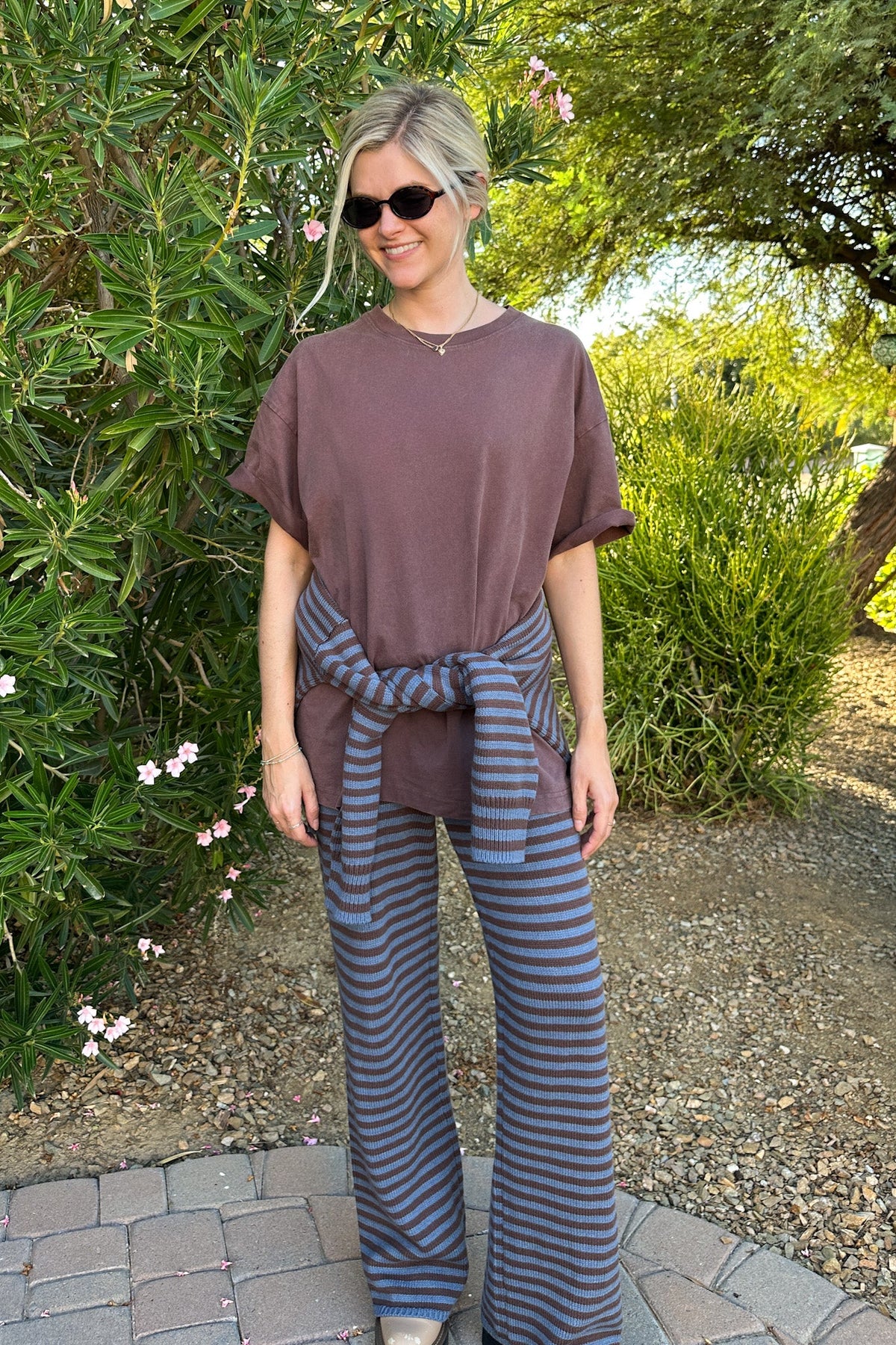 Back to Basics Short Sleeve Cotton Tee in Espresso - Neutral Ground