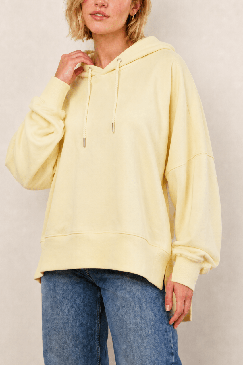 Bailey Oversized Hoodie in Butter - Neutral Ground