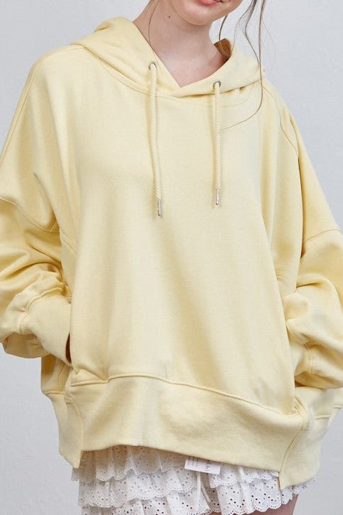 Bailey Oversized Hoodie in Butter - Neutral Ground