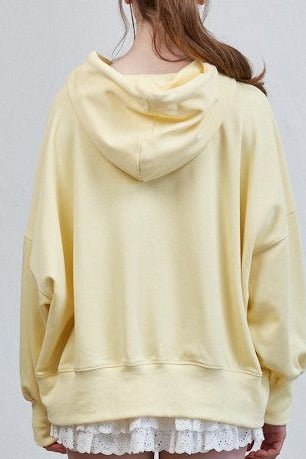 Bailey Oversized Hoodie in Butter - Neutral Ground