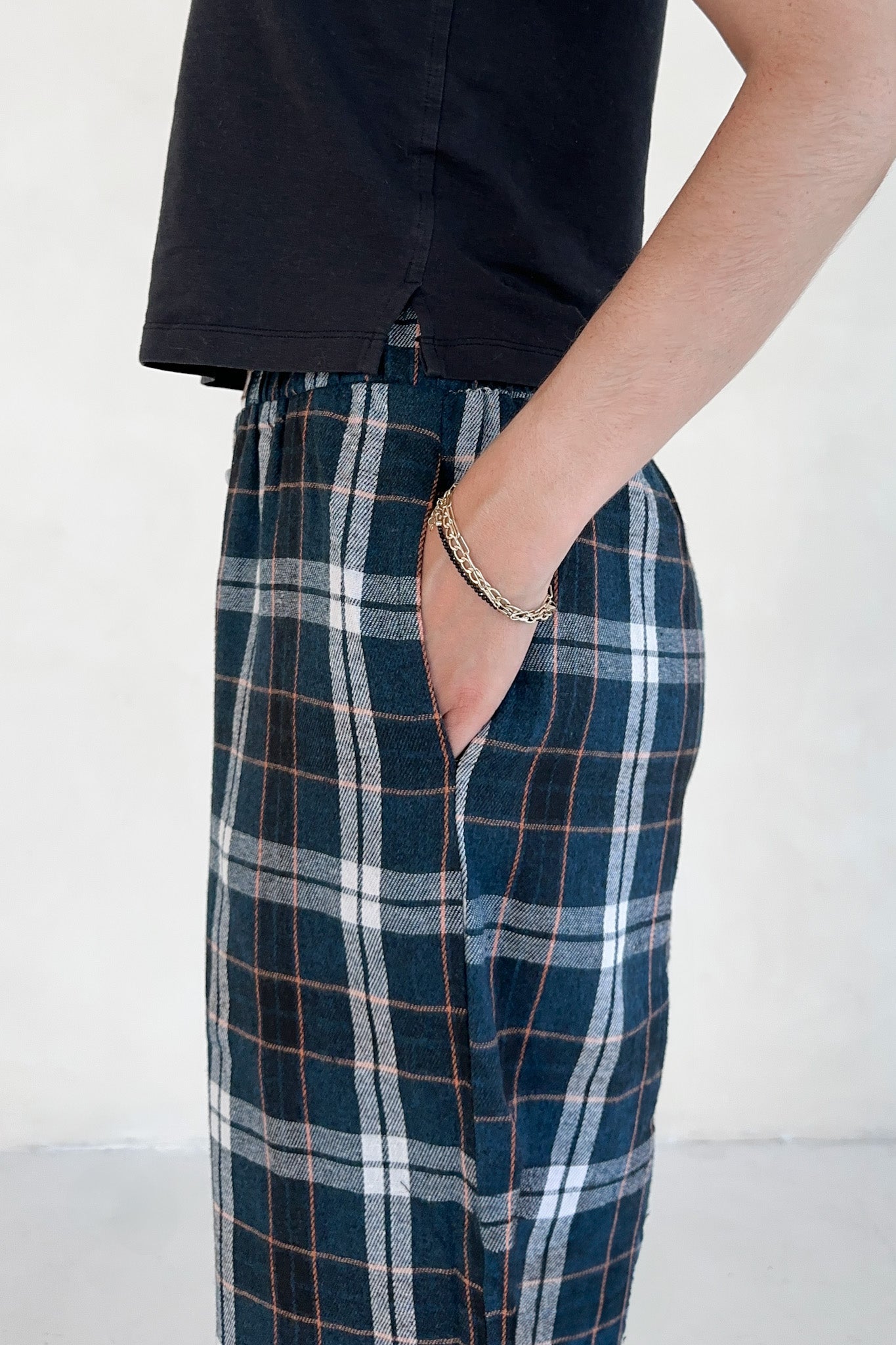 Bear Hug Pajama Style Pants - Neutral Ground
