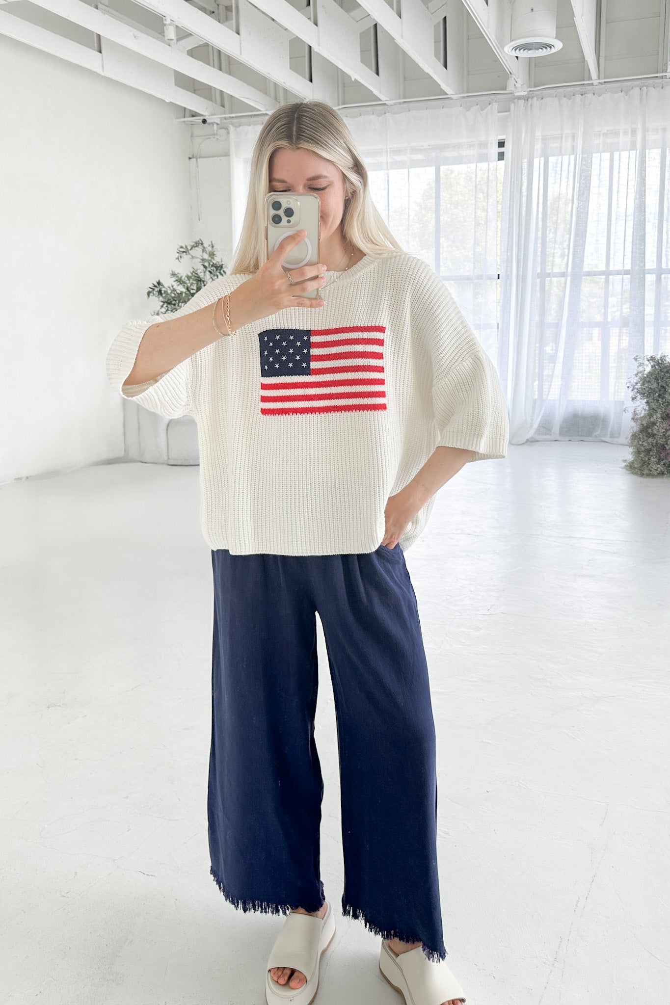 Cabana Linen Pant in Navy - Neutral Ground