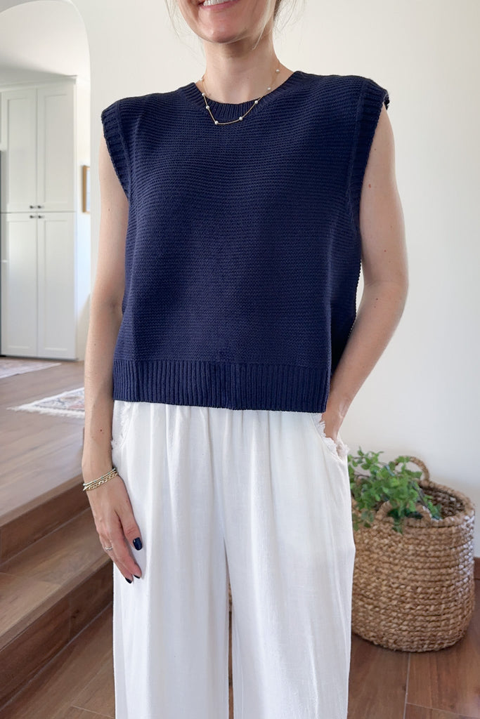 Cameron Lightweight Knit Top - Neutral Ground