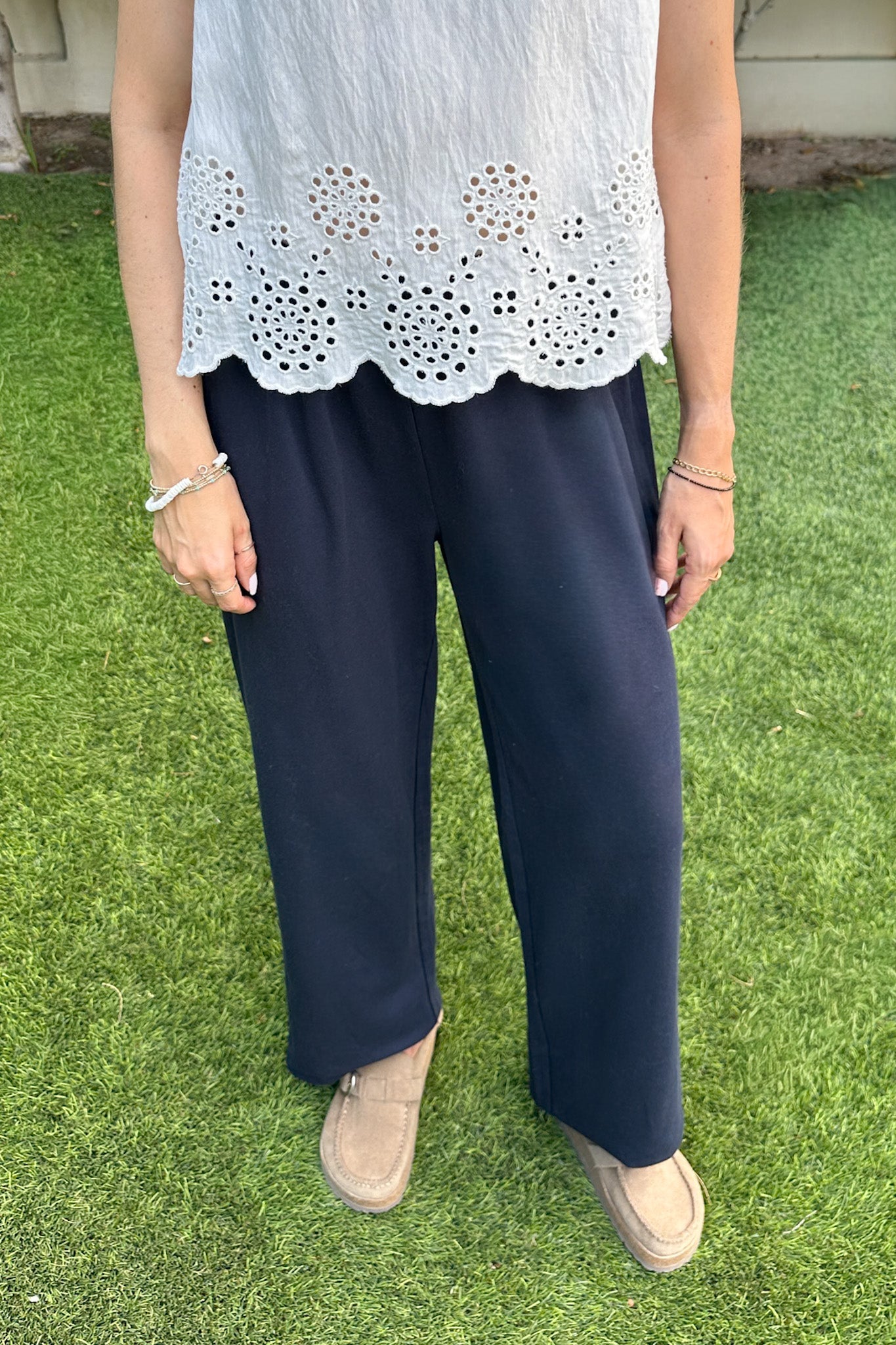 Cannon Relaxed Cotton Pants in Navy - Neutral Ground