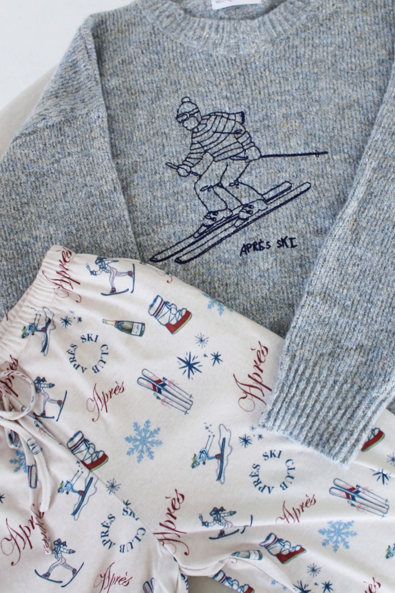 Champaign Problems Winter Pattern Pants - Neutral Ground