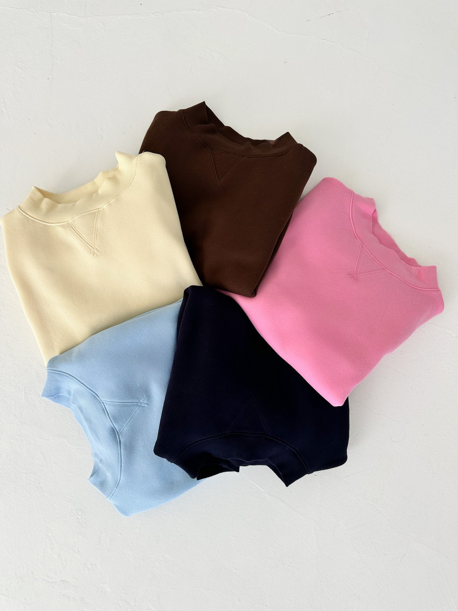 Coffee Run Mockneck Sweatshirt in Navy - Neutral Ground