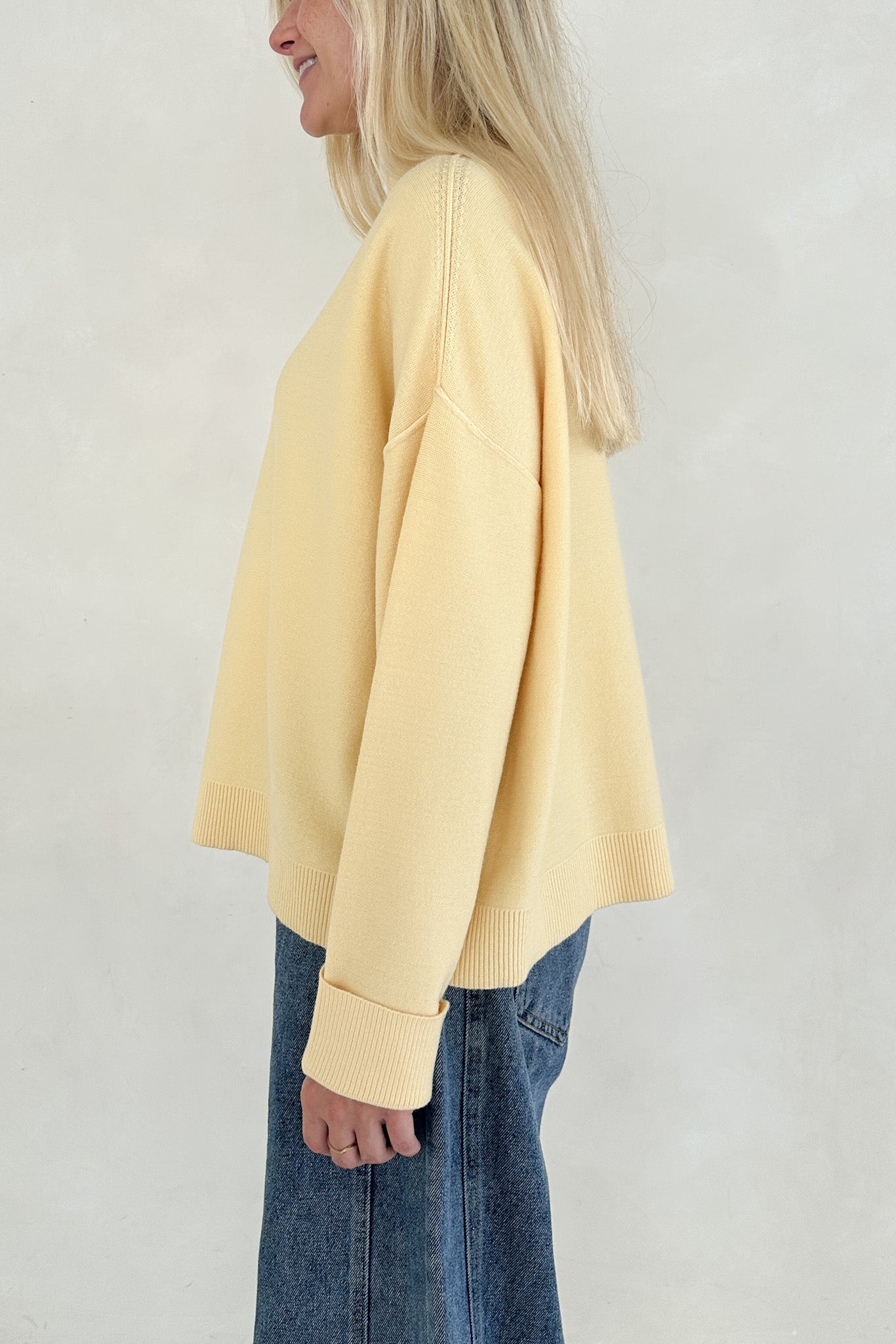 Connie Mockneck Knit Pullover Sweater - Neutral Ground