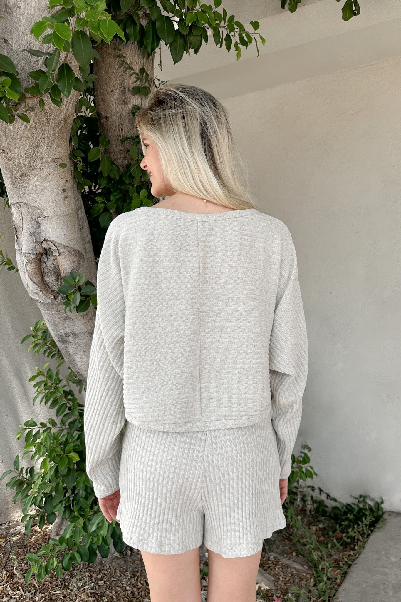 Daily Ribbed Knit Pullover - Neutral Ground