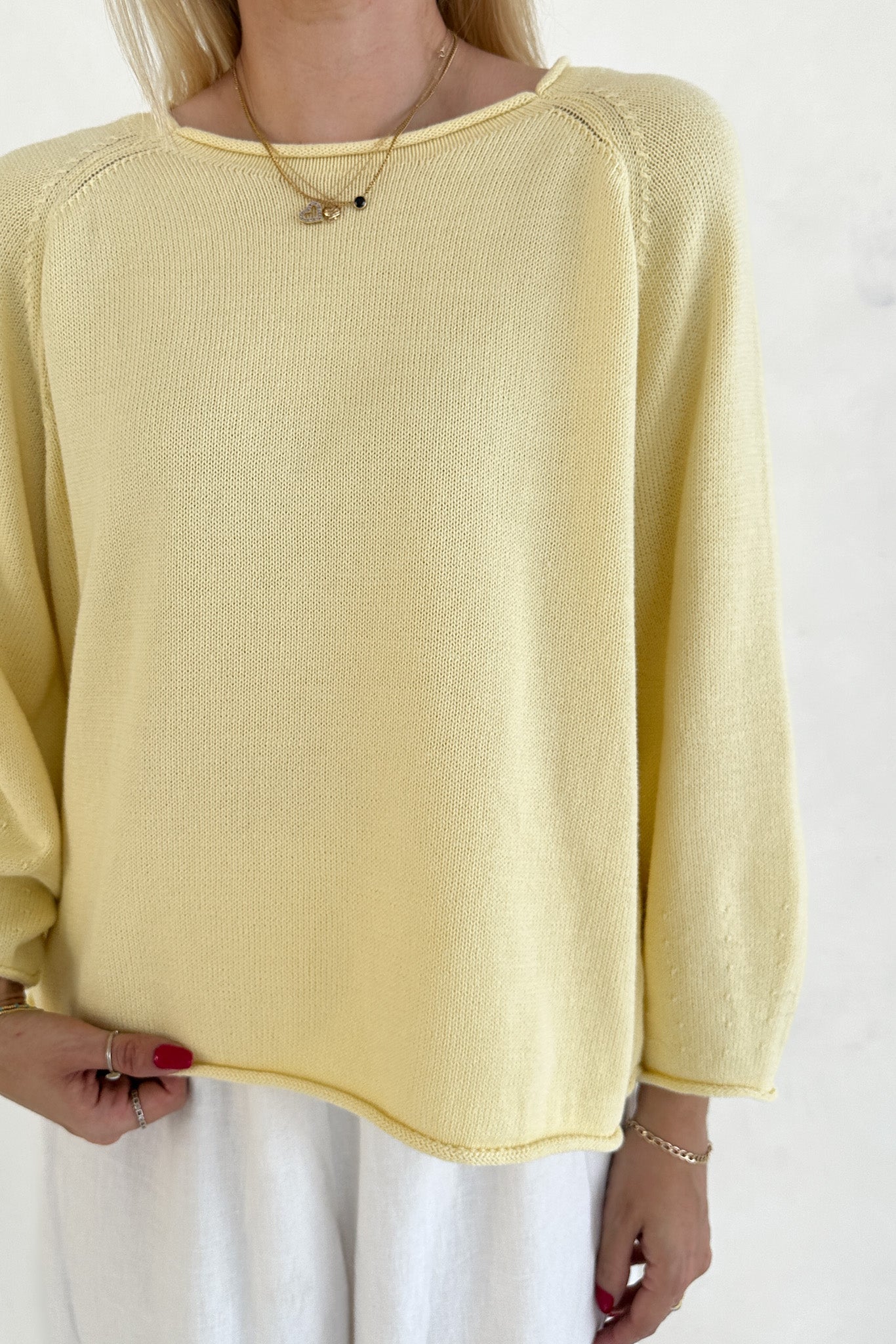 Daylight Lightweight Cotton Knit Sweater - Neutral Ground