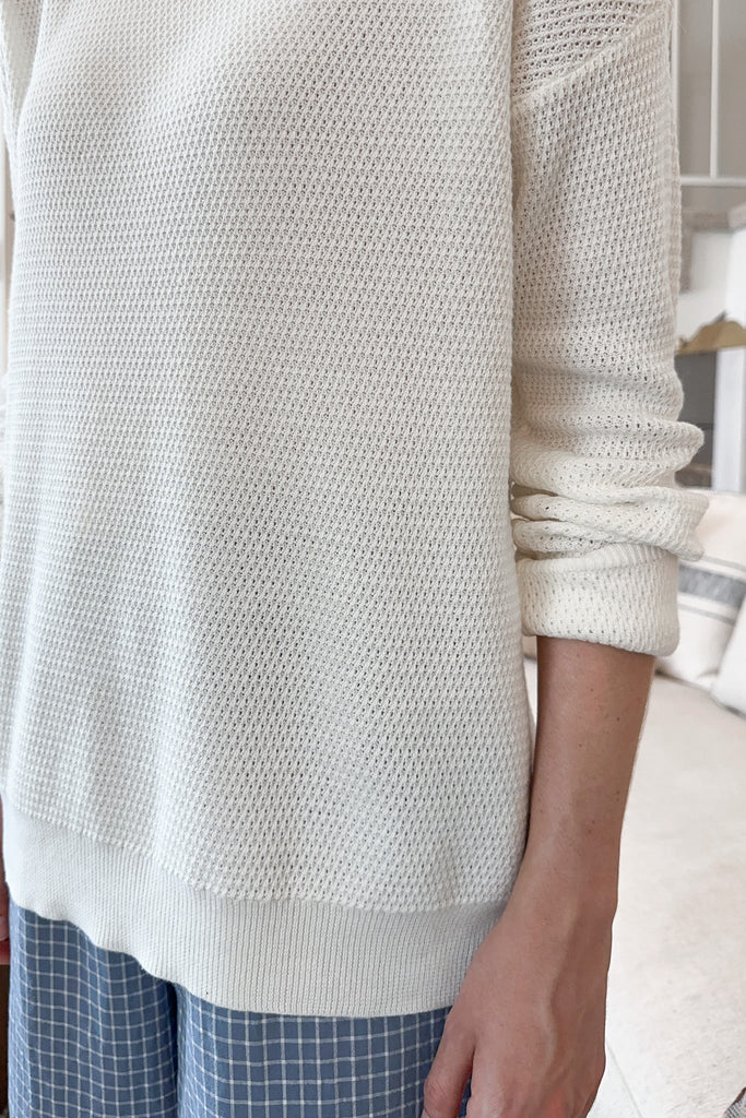 Emory Classic Drop Shoulder Sweater - Neutral Ground