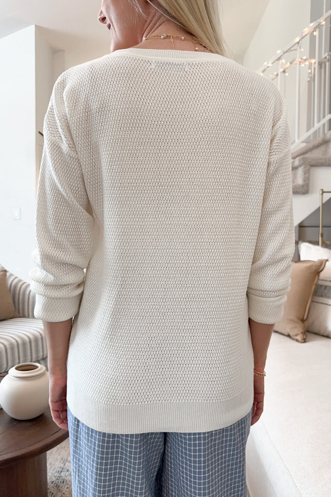 Emory Classic Drop Shoulder Sweater - Neutral Ground
