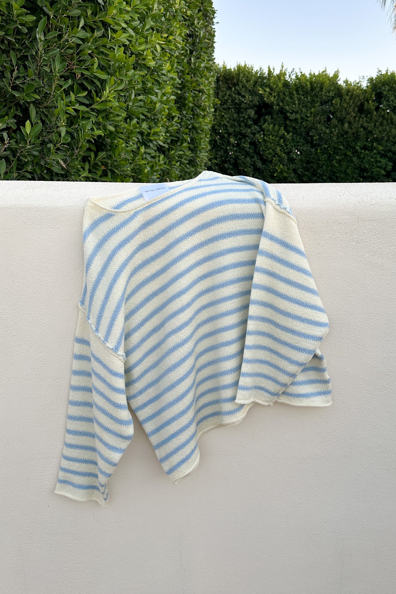 Endless Summer Oversized Sweater in Coastal Blue - Neutral Ground