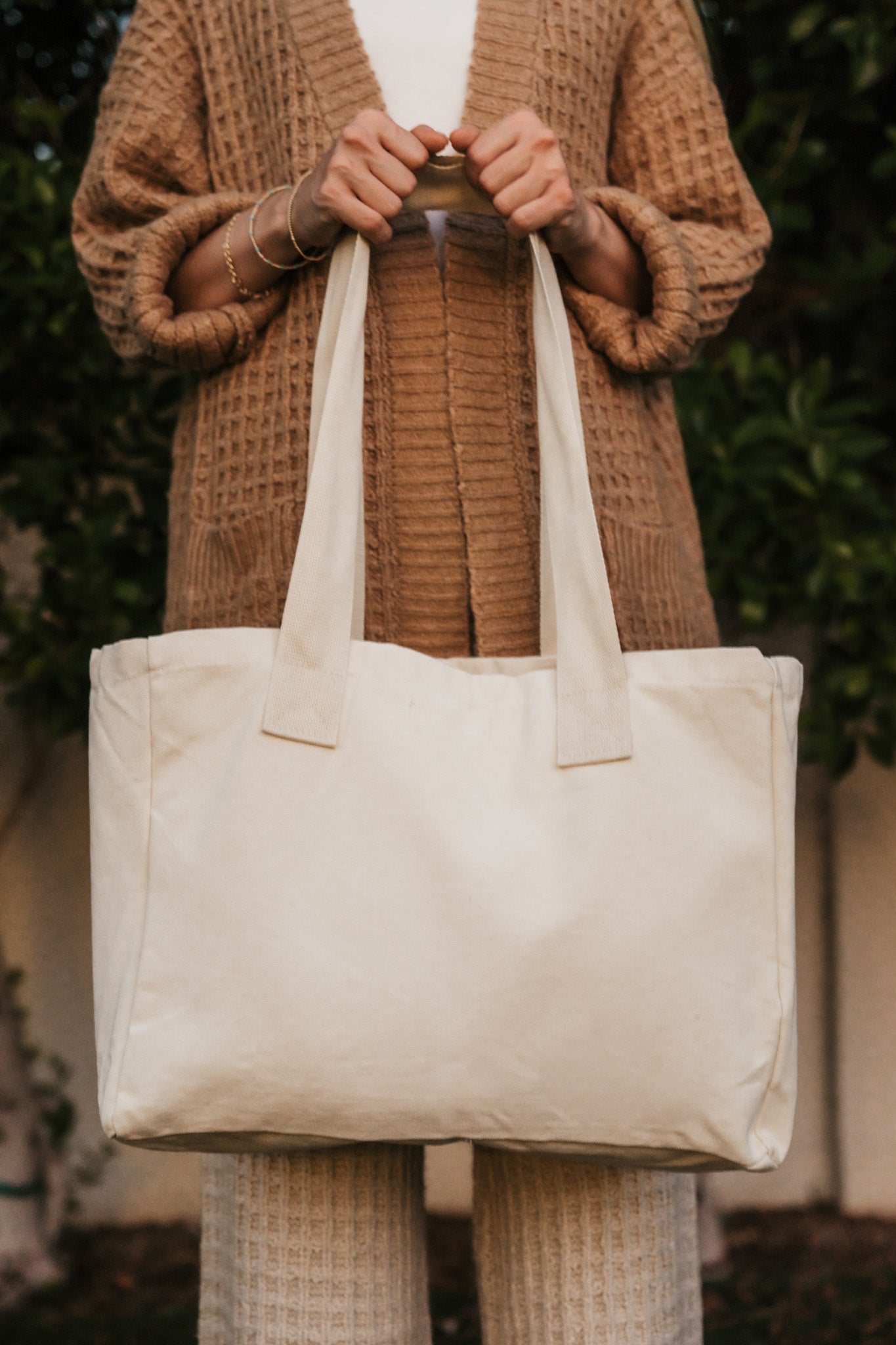 Everyday Canvas Tote Bag - Neutral Ground