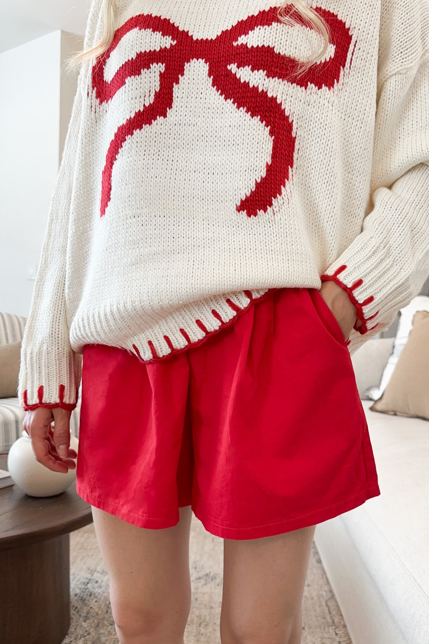 Gameday Shorts in Cardinal Red - Neutral Ground