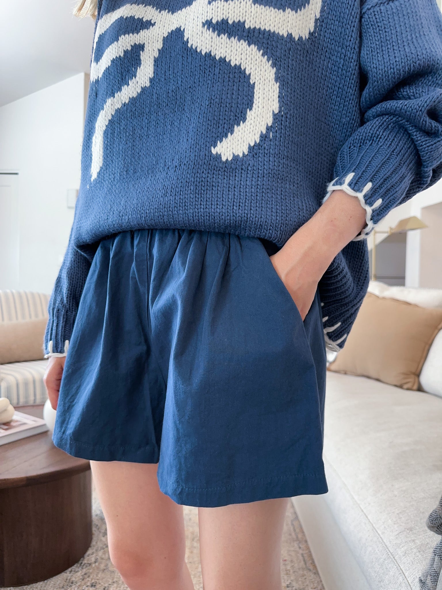 Gameday Shorts in Midnight Blue - Neutral Ground