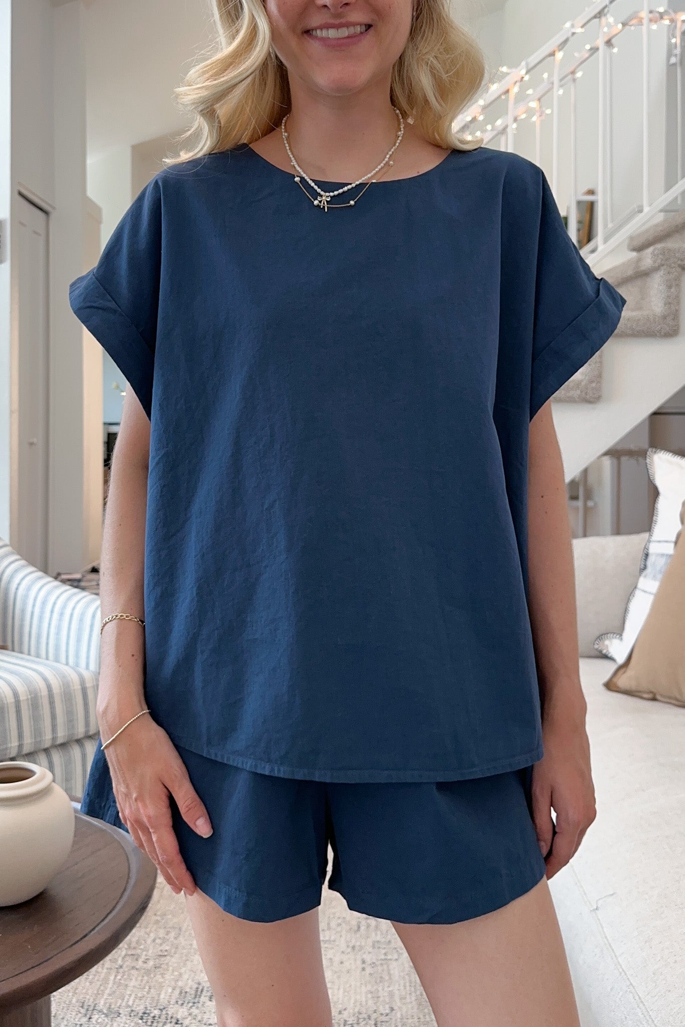 Gameday Top in Midnight Blue - Neutral Ground