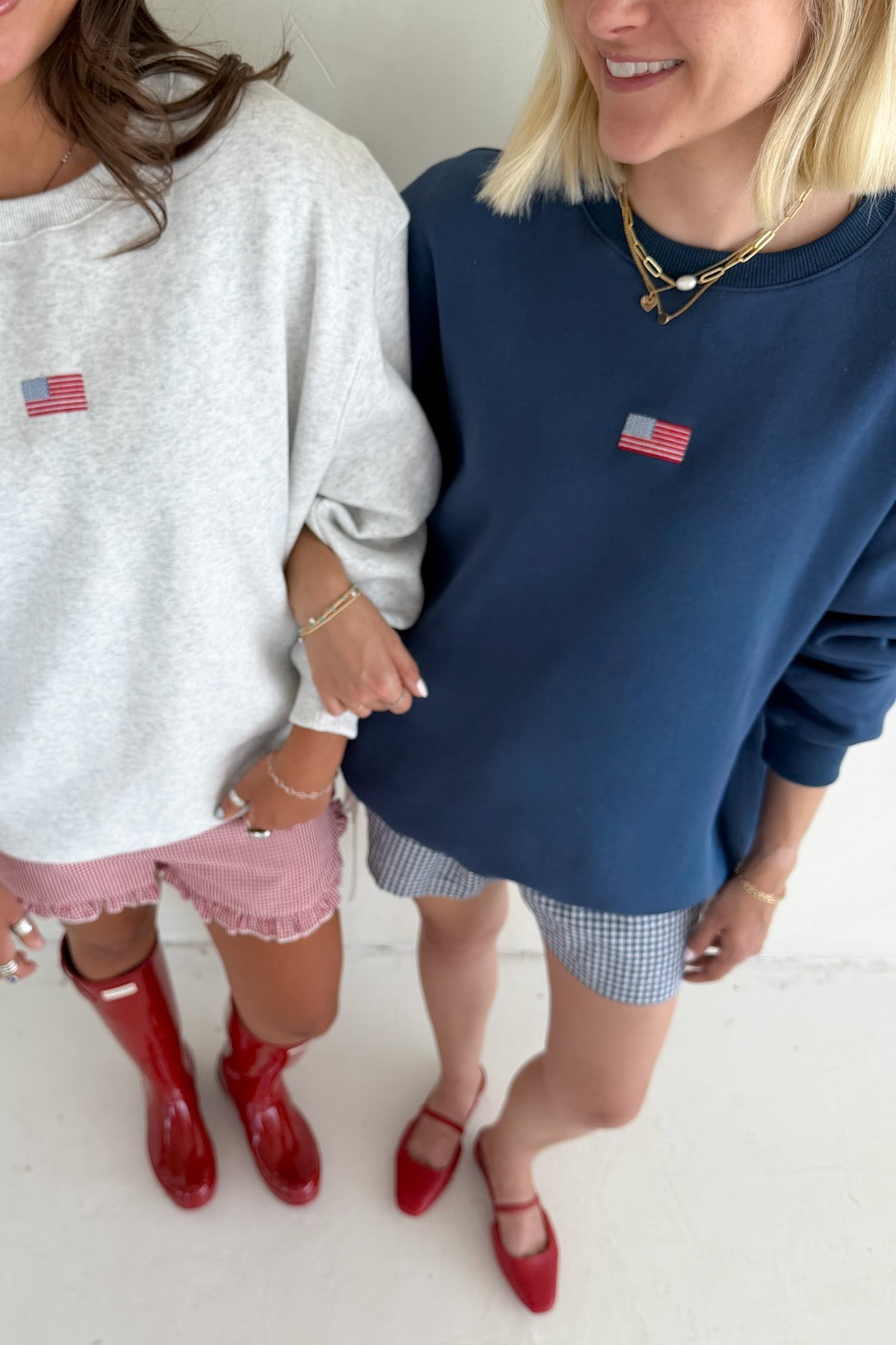 Glory Days Slouchy Crew Sweatshirt in Navy - Neutral Ground