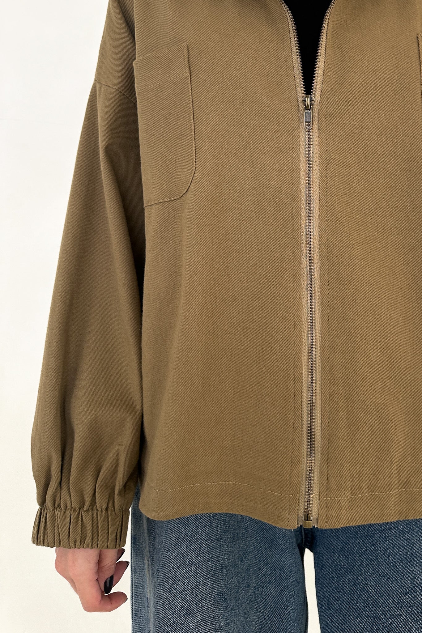 Harley Corduroy Collared Jacket - Neutral Ground