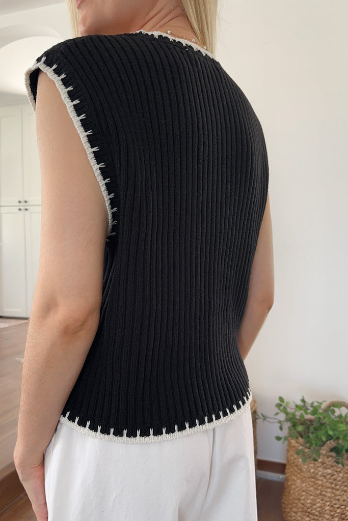 Harper Cap Sleeve Sleeveless Knit Top - Neutral Ground