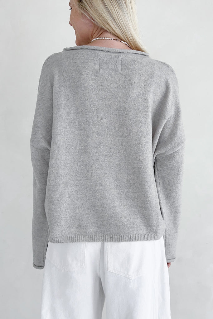 Haven Sweater in Heather Grey - Neutral Ground