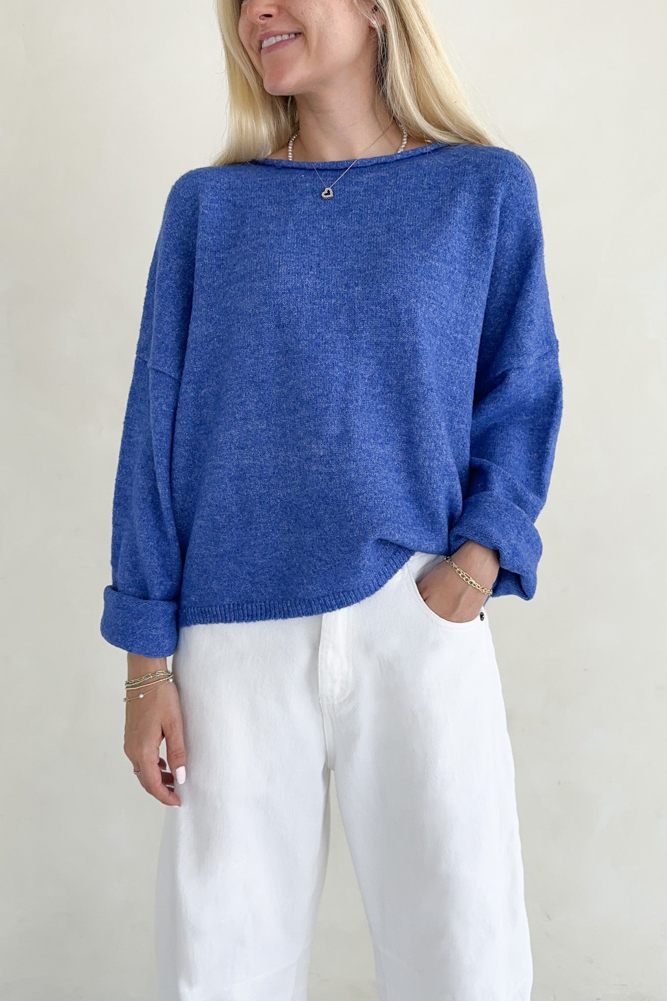 Haven Sweater in Royal Blue - Neutral Ground
