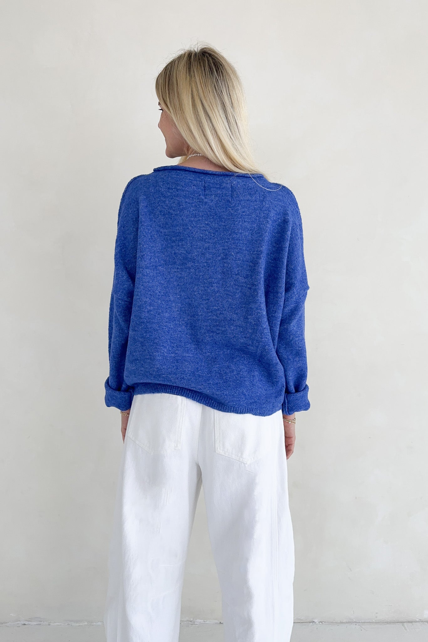 Haven Sweater in Royal Blue - Neutral Ground
