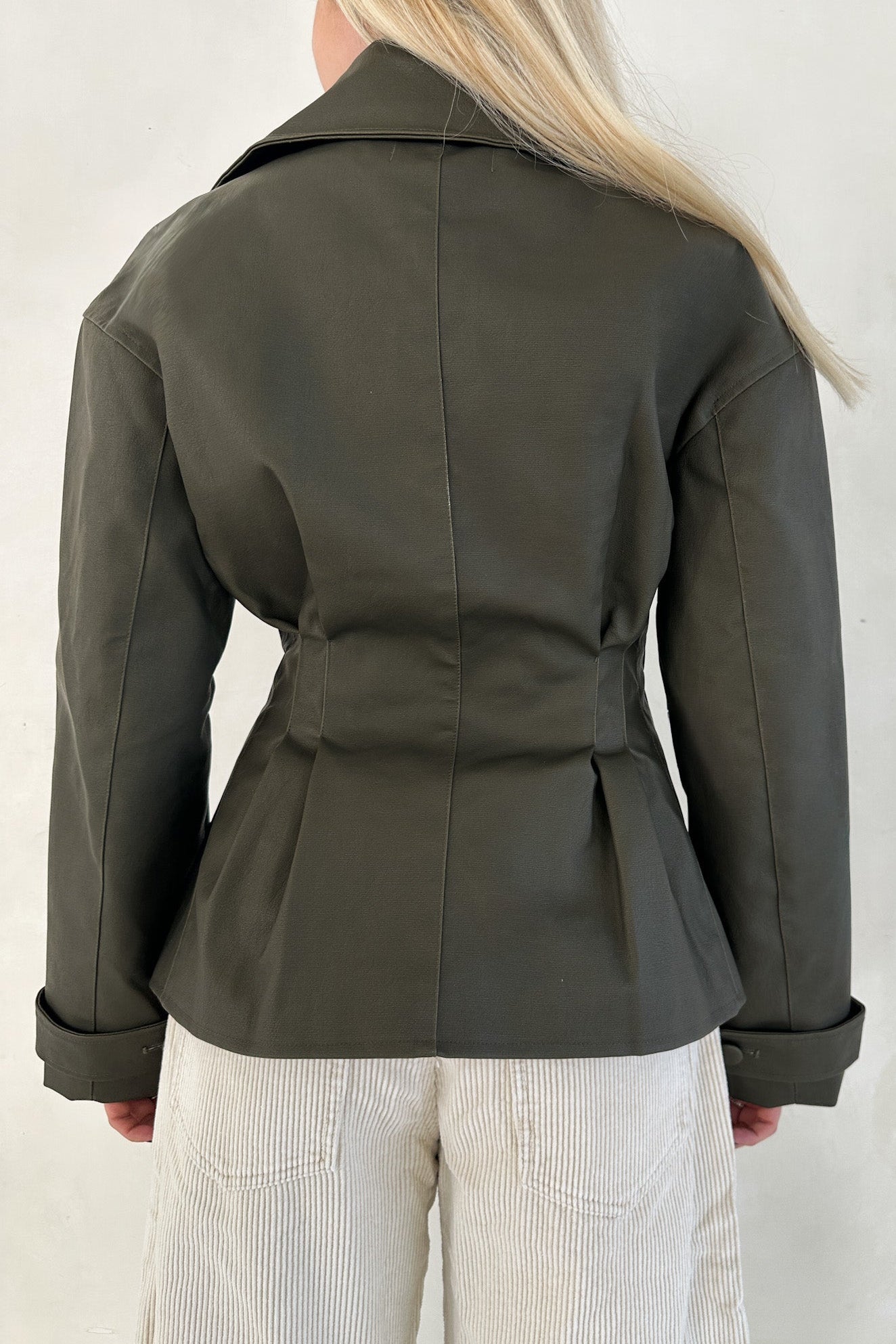 Jade Vegan Leather Jacket - Neutral Ground