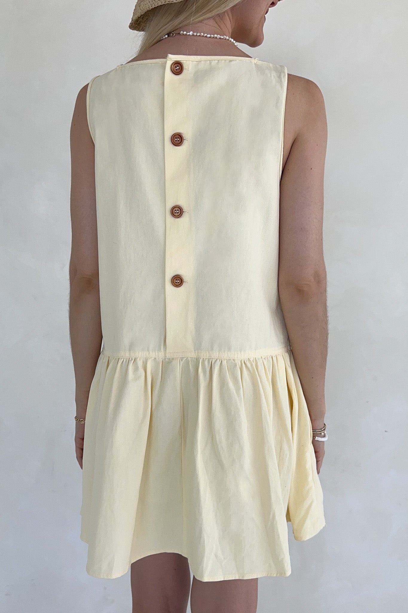 Joy Sleeveless Mini Dress - Neutral Ground