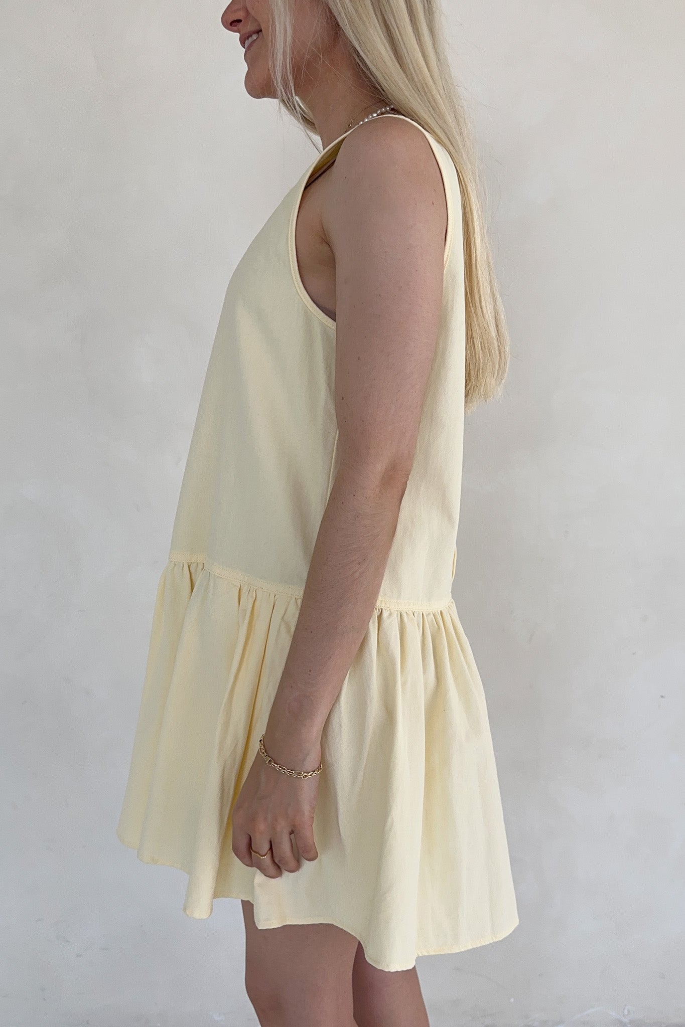 Joy Sleeveless Mini Dress - Neutral Ground