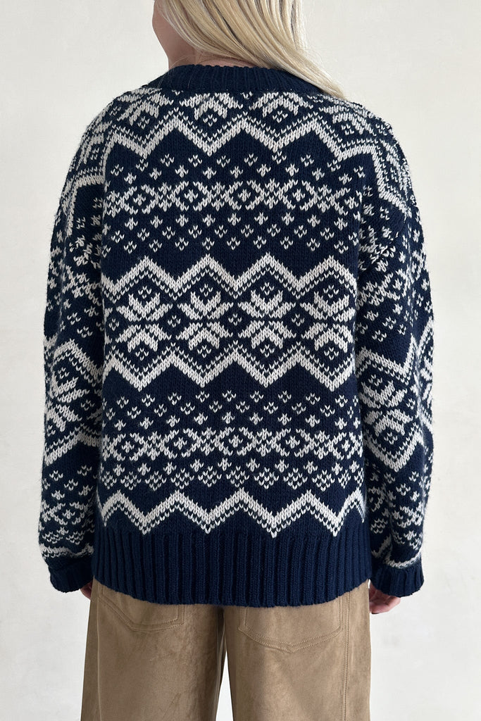 Laurent Faire Isle Snowflake Knit Sweater - Neutral Ground